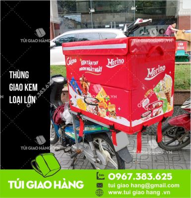 Thùng giao kem Celano loại lớn dành cho xe máy