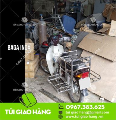 Sản xuất baga inox dành cho xe máy theo yêu cầu