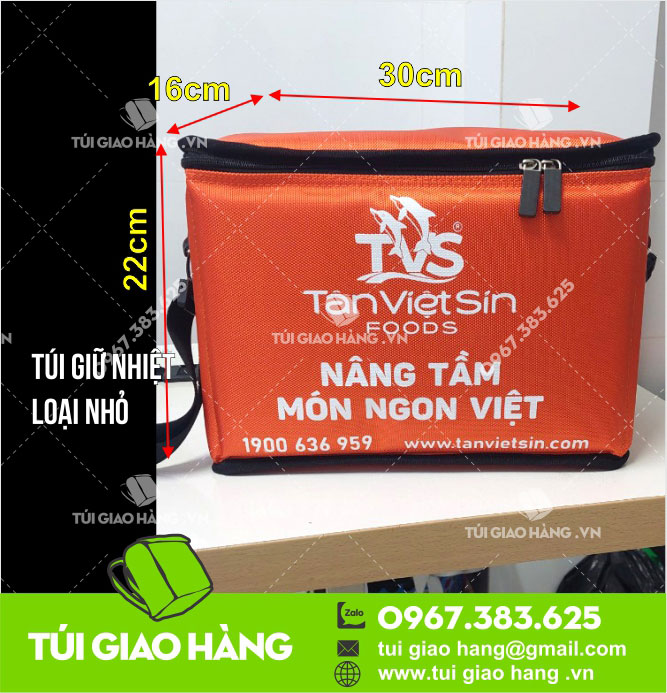 Túi-giữ-nhiệt-giao-hàng-loại-nhỏ-Tân-Việt-Sin-Foods